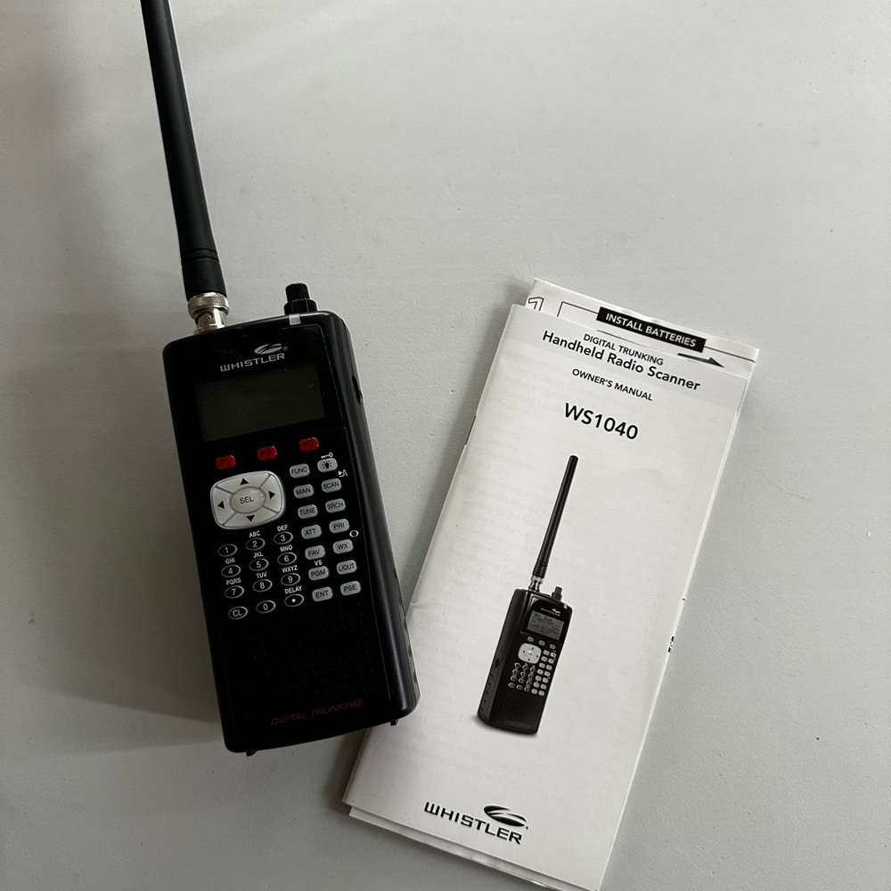 Black Digital Handheld Radio Scanner